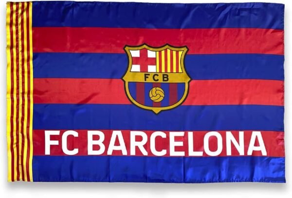 Bandera vertical grande FC Barcelona