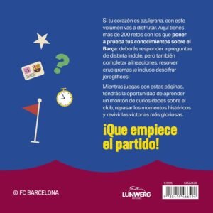 ¡Te reto! ¿Cuánto sabes del Barça?: Más de 200 desafíos para culés empedernidos (Barça Libro) - Imagen 2