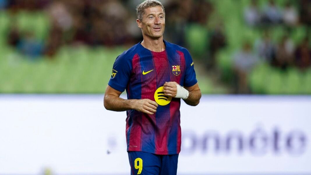 Robert Lewandowski, con molestias en el bíceps femoral, será baja para el Gamper